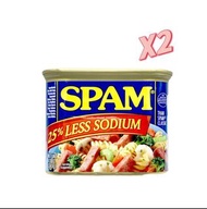 SPAM 25% LESS SODIUM 減鹽午餐肉 2X340G 