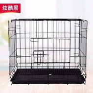 Cat Cage Small Dog Poodle Chicken Cage Teddy Wire Dog Cage Pet Cage Bichon Rabbit Cage Folding Dog C