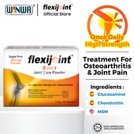 Flexijoint 3-in-1 Joint Care Powder 30'S -High Strength Glucosamine,Chondroitin for osteoarthritis, sakit sendi, joint