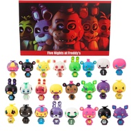 24Pcs/Set 3-5cm New Game Anime Five Nights at Freddy's Boxed Freddy Bonnie Chica Foxy Q Version PVC 