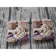 Tourist Souvenirs Around The World 3D Hd Computer Coloring Three-Dimensional Embossed Resin Refriger