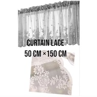 Curtain Lace [50cm×150cm] Lace Fabric Langsir Dapur