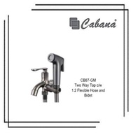 Cabana CB87-GM Gun Metal TwoWay Tap c/w Bidet Set
