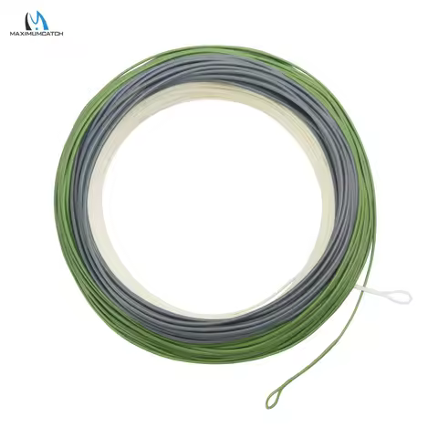 Maximumcatch 90ft 3/4/5/6wt Real Troutlite Double Taper Floating Fly Fishing Line with 2 Welded Loop