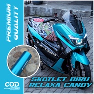 Skotlet Grey Light Metalik Abu Abu Light Candy Glossy Premium Cover Body Motor Vespa Moge