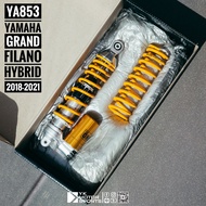 โช๊ค OHLINS รุ่น Yamaha Grand Filano Hybrid (YA853) ของแท้! *มีสปริงเสริมให้
