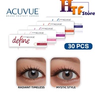 (30 pcs) Acuvue Define Daily Disposable Silicone Hydrogel Cosmetic Color Contact Lenses 3/3
