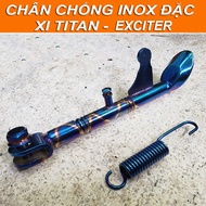 CHÂN CHỐNG ĐẶC XE EXCITER 135 -KIỂU TITAN 7 MÀU