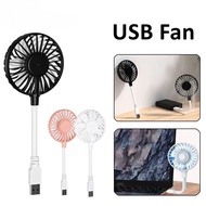 Strong Wind Summer Silent Mini Fans Flexible Bendable for Mobile Phone Laptop Power Bank Plug-in USB Charging Handheld Fan Simple Portable Multiple Styles Office Table Small Fan