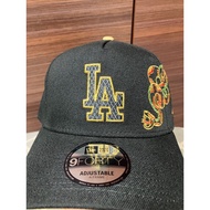 NE 9 Forty A YOS Dodgers Black Baseball Cap snapback adjustable