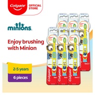 [Bundle of 6] Colgate Kids Minion Toothbrush 2-5 Years Ultra Soft