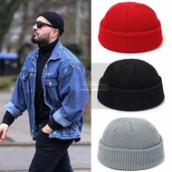 Adult Beanie Hat Knitted Beanie Hat Men's and Women's Plain Beanie Hat