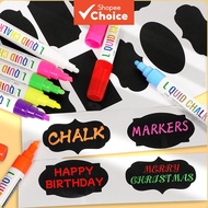 Hot-selling 8-Color Water-based Billboard LED Board Marker Pens, Erasable Colored Liquid Chalk, 3mm 