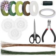 Floral Arrangement Kit Floral Arrangement Tools with Floral Tape 26 Gauge Floral Stem Wire 22 Gauge 
