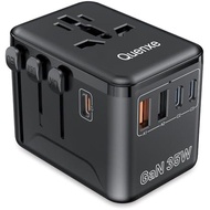 Universal Travel Adapter, with 35W PD and QC Fast Charging International Power Adapter, Global Trave