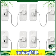 【●TI●】4 Pack Mini Fridge Locks Cupboard Lock for Kids No Drill Cabinet Lock with Keys Refrigerator Lock