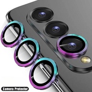 9H Spiral CD Pattern Metal Aluminum Alloy Camera Lens Tempered Glass Film For Samsung Galaxy Z W24 W