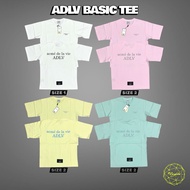 [READY STOCK] ADLV BASIC LOGO TEE PASTEL COLOR Acme De La Vie oversize tshirt unisex short sleeve