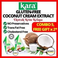 KARA SANTAN Kara Mini Borong Santan Kotak Kara Coconut Cream Extract Coconut Milk Santan Kara 200ml 