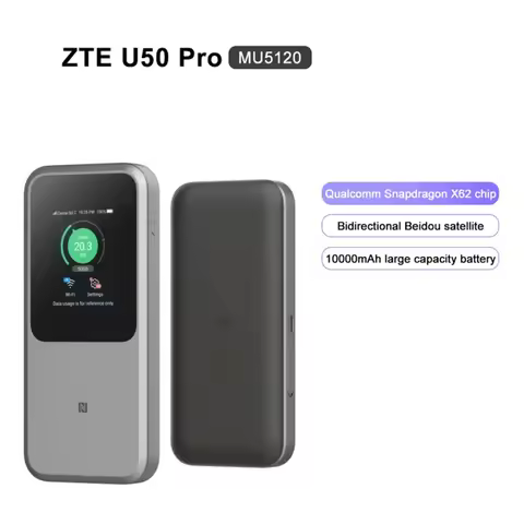 ZTE Portable WiFi 5G Router MU5120 WIFI 6 MU5120 WIFI 6 10000mAh 3600Mbps Hotspot Pocket Sim Card Sl