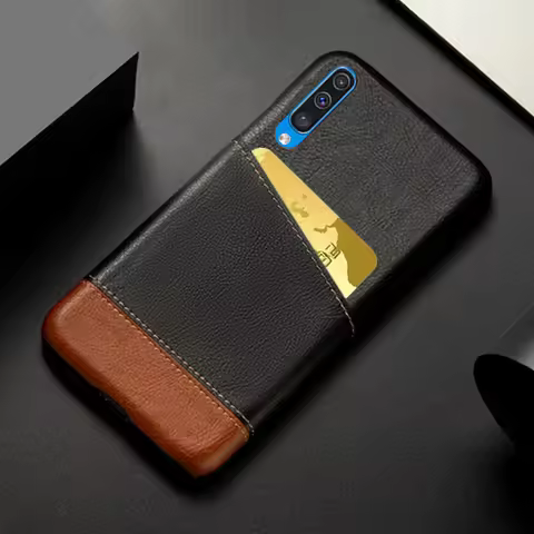 Luxury Leather Wallet Cover for Samsung Galaxy A50, A80, A70, A40, A30, A20, A10 S, Business Case fo