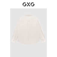 GXG Light Khaki Lapel Long Sleeve Shirt - Fall Collection