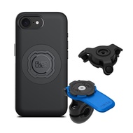 Quad Lock Motorcycle Mirror Phone Mount Kit with Vibration Dampener and iPhone MAG Case