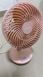 KONKA 粉色桌面小風扇