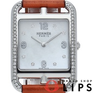 นาฬิกา Hermes Cape Cod GM ประดับเพชรที่ขอบตัวเรือน เพชร 8 เม็ด หน้าปัดเปลือกหอย รุ่น CC3.731 พร้อมกล