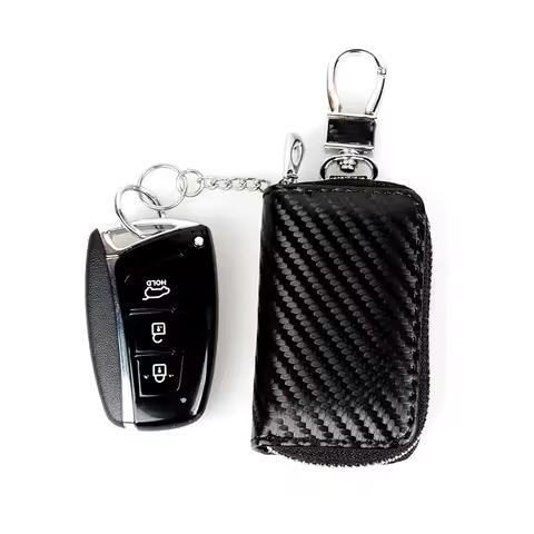 Car Key Fob Faraday Box Anti-Theft Faraday Cage Protector Car RFID Signal Blocker Anti-Hacking Case 