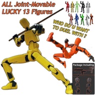 Lucky13 Action Figure Titan T13 Action Figure 3D Printed Multi-Jointed Movable Nova 13 Action Figure