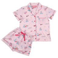 迪士尼公主 小魚仙 愛麗兒 美人魚公主夏 短袖睡衣 L 碼