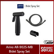 Arino Bidet Spray Set | AR‐902S‐MB | Spray Head, Holder &amp; Anti-Twist Flexible Hose | Matt Black Finish | Free Shipping