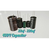 450V Electrolytic Capacitor 10uf 22uf 68uf 100uf 220uf