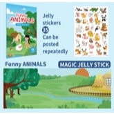 [SEAL] My First Sticker Book Reusable Children's Jelly Sticker Book/ Activity Book Children's Educat