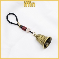 IFFIN 1PC Six-word Mantra Bell Keychains Creative Accessories Handmade Woven Rope Keychain Lanyard K