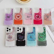 Foreign Trade Suitable for Apple 16 Gradient Color Protective Case RENO75G Glitter Phone Case Rhines