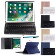 For iPad Pro 9.7 (2016) Wireless Bluetooth Keyboard + Flip PU Leather Stand Shockproof Case Cover