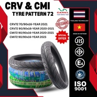 [OLD STOCK OFFER] TAYAR MOTOR CMI CRV 70/90-16 90/90-16 TUBELESS TAHUN 2021-2023 C-72 BUNGA DIAMOND 