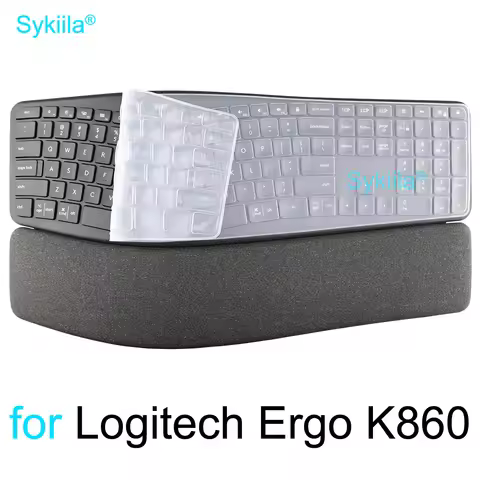 Keyboard Cover for Logitech ERGO K860 for Logi Business Silicone Protector Skin Case Accessories
