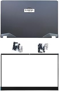 Replacement Laptop LCD Cover Back Rear Top Lid with Hinges and Front Bezel Frame for MSI 9S7-17K314 