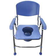 mK!yMedicus 898B Heavy Duty  Adjustable Commode Chair with Chamber Pot Arinola with chair (with tak