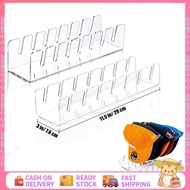 Baseball Cap Storage Rack Acrylic Durable Baseball Cap Curved Display Rack Holds Up to 7 Caps