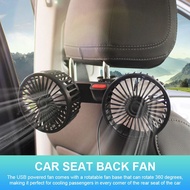 Car Fan Back Rear Seat Headrest 5V/2A USB Fan Air Cooling Fan 3 Speed Wind For Car Van Truck Kipas Kereta Home