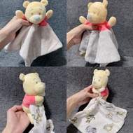 （代購賣$1xx「一條」）Primark x disney baby 正版貨尾 ☪️  迪士尼小熊維尼安撫巾 小熊維尼口水巾 $69.1條$120兩條（兩色可選：灰/米白色）、、、小熊維尼公仔連安撫巾