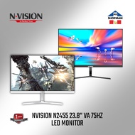 Nvision N2455 PRO 24" IPS 100Hz / N2455 75Hz White / Black 1920X1080 Frameless Flat Gaming Monitor