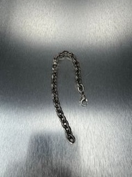 Chrome hearts lobster paper chain bracelet