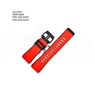 24mm For GA2000/PRG-600/PRW-6600/PRG-650strap Resin Watch Accessories Men'S Silicone Band