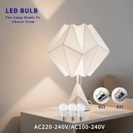 10PCS Led Bulb Lamps A60/A80 E27 B22 AC120V/AC220V Light Real Power 8W-24W 3000K/4000K/6000K Lamps F