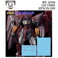 G Rework RG48 RG 1/144 OZ-13MS EPYON EW GUNDAM WATER SLIDE DECAL